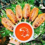 CHẠO BỀ BỀ CUỐN SẢ ( TÔM TÍT )