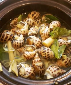 ốc hương hấp sả