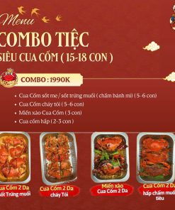 COMBO TIỆC CUA CỐM ( CUA 2 DA )
