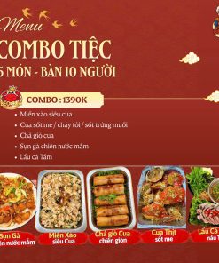 COMBO TIỆC 5 MÓN