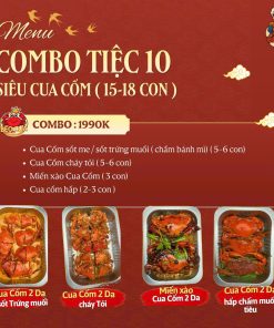 COMBO TIỆC CUA CỐM ( CUA 2 DA )