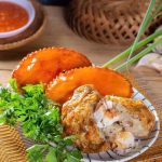 chả mai cua farci chiên