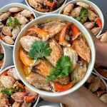 cơm chiên càng cua vip 2 bào ngư