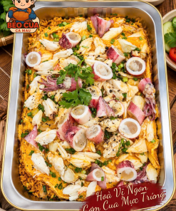 Cơm chiên cua mực trứng